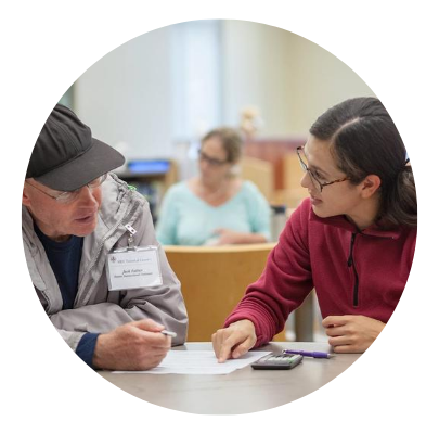 Student with tutor